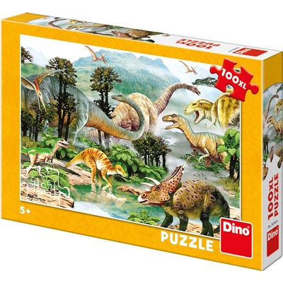 Dino Život dinosaurů 100 dílků – Zboží Mobilmania