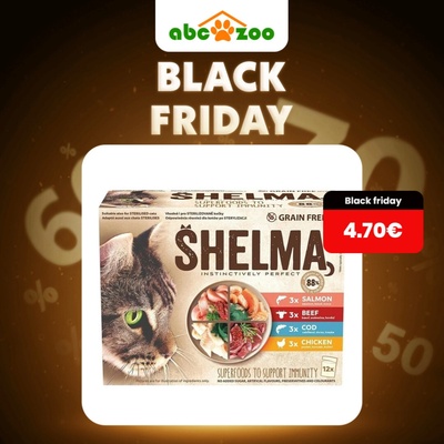 Shelma mäso ryba 12 x 85 g