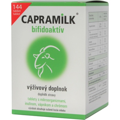 Capramilk Bifidoaktív 144 tabliet