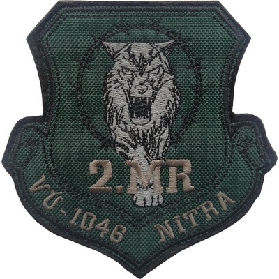 Nášivka 2.MR Nitra se SZ - vlk