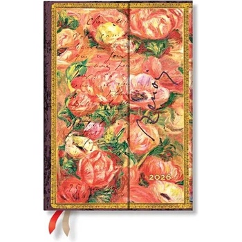 Paperblanks Планер Letter to Morisot, Midi, вертикален, твър (1570181446)