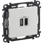 Legrand valena life Р-КА 2xusb ТИП a+c 5v 15w Б (753106l)