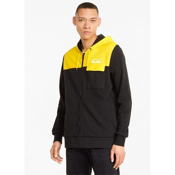 PUMA Жълто-черна мъжка спортна качулка Puma Puma | Cheren | МЪЖЕ | L