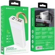 Borofone BJ18 Coolmy 20000mAh bílá