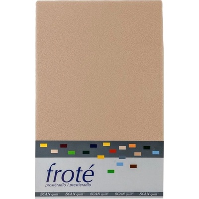 Scanquilt plachta froté orechová 90x200