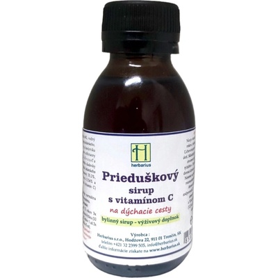 Herbarium Projekt Prieduškový sirup s vitamínom C 100 ml