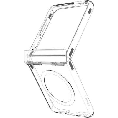 Spigen Magsafe Калъф с Предпазител за Samsung Z Flip 7, Spigen Ultra Hybrid Pro MagFit Case, Прозрачен (ACS09559)