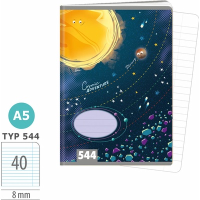 ARGUS Zošit A5 TYP 544 Cosmic Adventure Vesmír