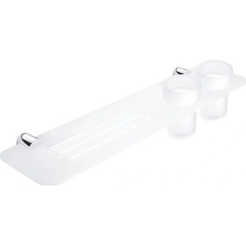 Nimco BORMO IXI polička chróm/matné sklo BRX350-58DW-26