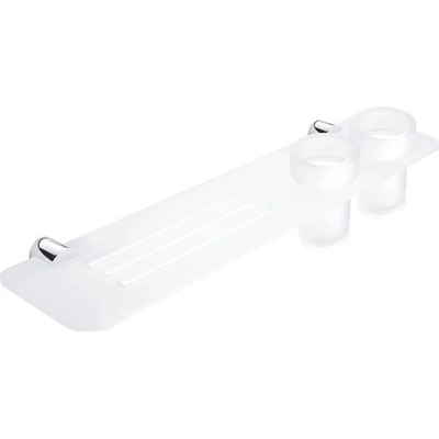 Nimco BORMO IXI polička chróm/matné sklo BRX350-58DW-26