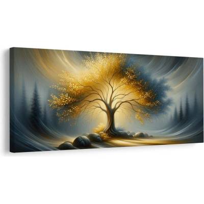 Obraz magický strom života v mlze - 60x30