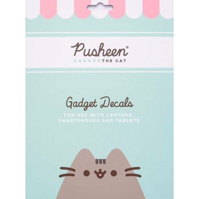 CurePink: | Samolepky na elektroniku Pusheen: Foodie set 4 listů [GDGE010] – Zboží Živě
