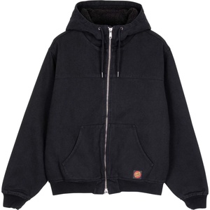 Santa Cruz Мъжко ежедневно яке Santa Cruz Ember Jacket Zip-up hoodie - Black Wash (003-3354-0113)