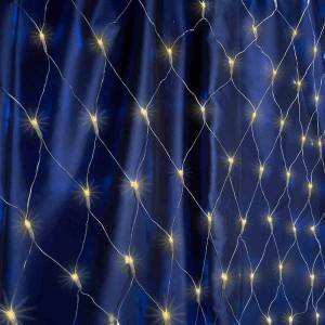  144 led мрежа 160 х 155 см. топло бяло К3