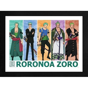 GB eye Плакат с рамка GB eye Animation: One Piece - "Pirate Hunter" Zoro (GBYDCO586)