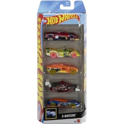 Mattel Hot Wheels Autíčka 5-Pack X-Raycers JBJ74