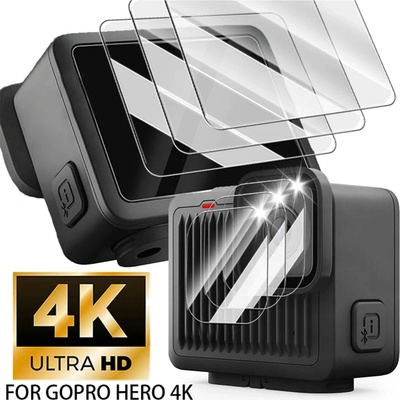 Rollin Ochranné tvrzené sklo na displej a objektiv pro GoPro HERO 4K (verze 2024) GO_0426 – Zboží Mobilmania