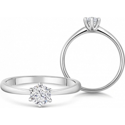 Sofia Diamonds zlatý zásnubní prsten s diamantem BDRB00149WG