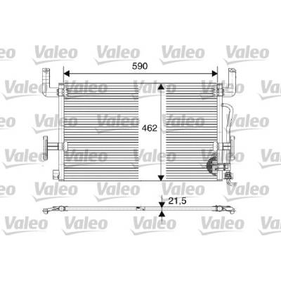 VALEO Kondenzátor, klimatizace NEW ORIGINAL PART 816980