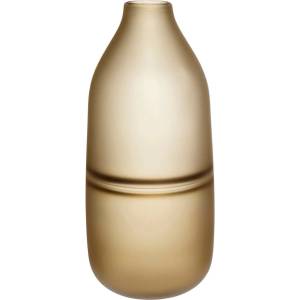 Hübsch Ваза от кафяво стъкло, матирана, височина 30 cm - Hübsch (660801)