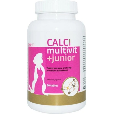 CALCImultivit + junior tablety pre psy a mačky 50 tbl