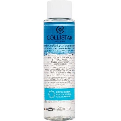 Collistar Two-Phase Make-Up Removing Solution двуетапен продукт за почистване на грим от очите и устните 150 ml