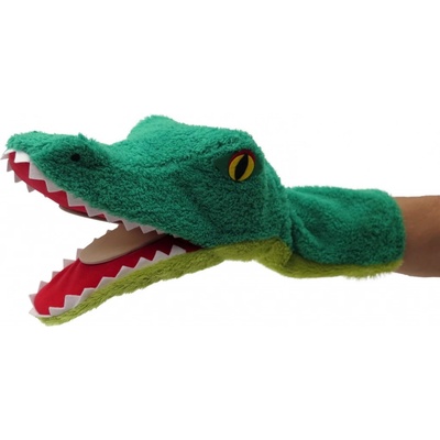 MÚ Brno 23448B klapací maňuška na ruku Krokodýl 38 cm