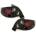 Кристални стопове peugeot 206 хечбек 3d / 5d (rp01b)