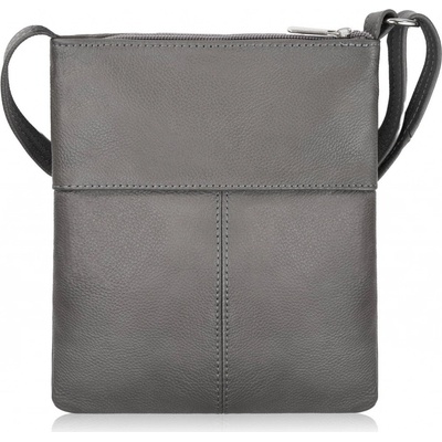 Abruzzo dámska kožená crossbody kabelka ABR-49-GR ABR-49-GR šedá