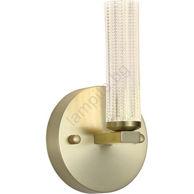 Searchlight 10371SB - димируемо LED стенно осветително тяло за баня ABERDEEN LED/7W/230V IP44 месинг (SR0680)