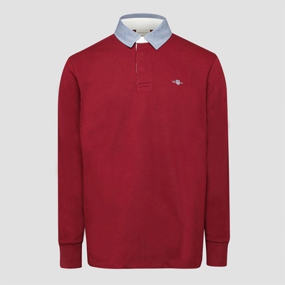 Gant Блуза Gant Regular-Fit Chambray Rugger Sweatshirt - Red