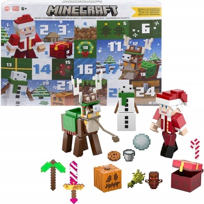 Mattel Minecraft Adventný kalendár 2024