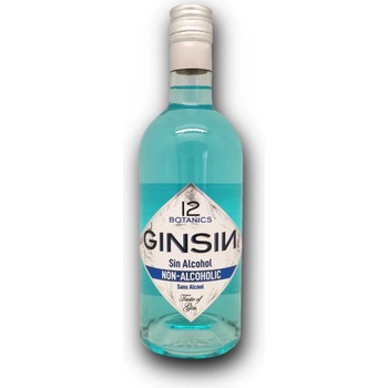 Sin Premium gin 12 Botanics Alcohol Free 0.0% 0,7 l (čistá fľaša)