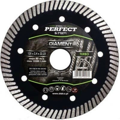 STALCO Diamantový rezný kotúč 180 mm TURBO