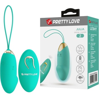 Pretty Love - JULIA Dream chaser 2, zelená, bezdrôtové diaľkové ovládanie 12 vibračných funkcií