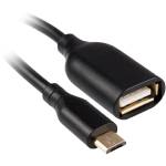 Bravas Кабел Micro OTG USB 1м. черен (valp_2040)