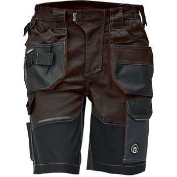 Cerva Dayboro Pánske pracovné šortky tmavo hnedá