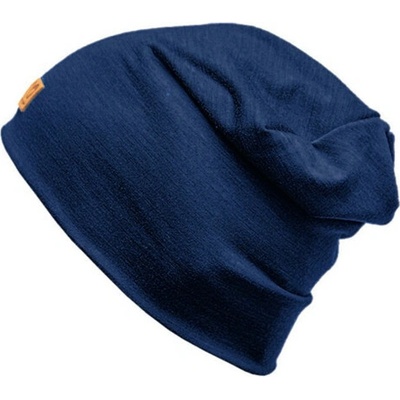 D MW FREEBEANIE merino čiapka tmavě modrá