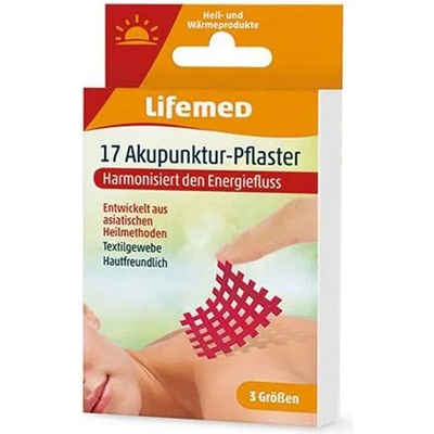 LIFEMED Akupunktúrne náplasti v 3 veľkostiach – 17 ks