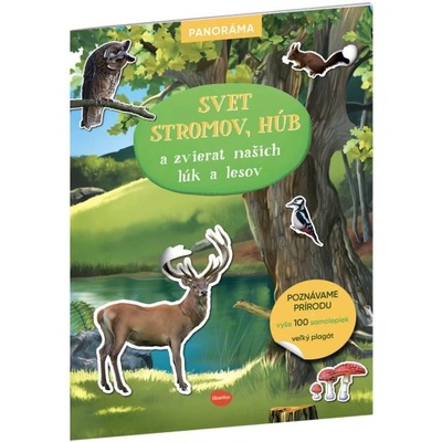 ELLA&MAX СВЯТ НА ДЪРВЕТАТА, гъбите и животните на нашите ливади и гори - Книжка с плакат и стикери