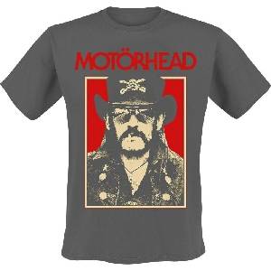 Motörhead Lemmy RJ Charcoal Grey M Риза (MHEADTEE66MC02)