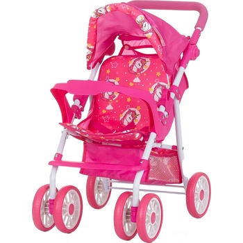 Chipolino Количка за кукли Chipolino - Доли, еднорози (KZKDL02403UN)