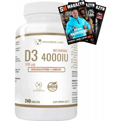 Progress Labs Vitamín D3 4000 IU 240 tabliet