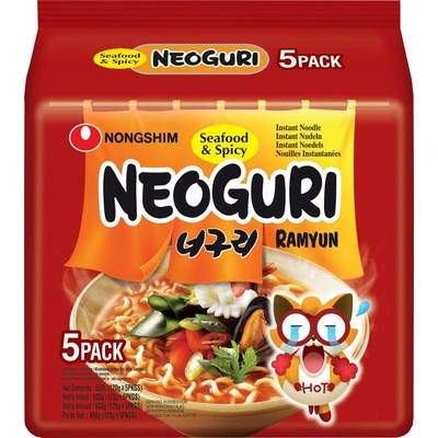 Nongshim Instant Noodles Seafood Neoguri pikantní 0,6 kg