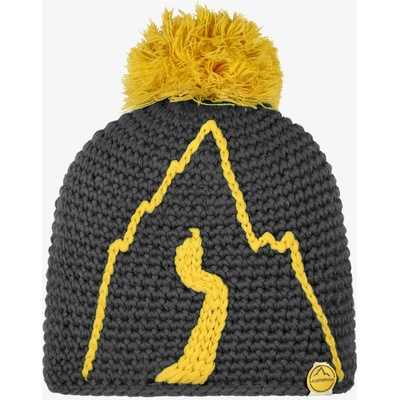 La Sportiva Dorado beanie yellow/carbon