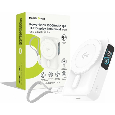 Mobile Origin MagSafe PB19 Qi2 MO-TDS-PB19-WHT