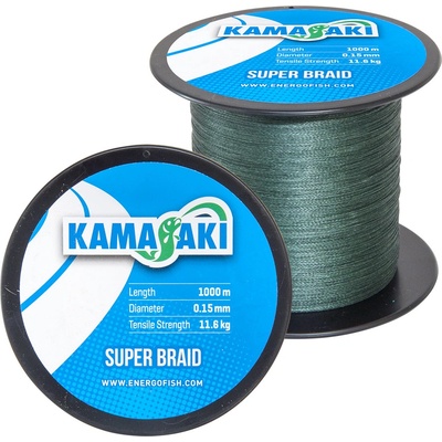 KAMASAKI ŠŇŮRA SUPER BRAID 1000m 0,15mm