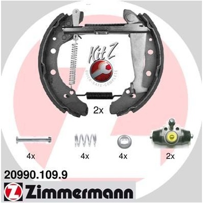 Sada brzdových čeľustí ZIMMERMANN 20990.109.9