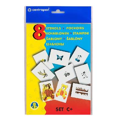 Papierové šablóny 9996 set C rozprávky Centropen