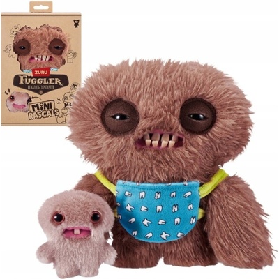 ZURU FUGGLER MINI RASCALS PŘEKVAPENÍ MONSTRUM VTIPNÉ DVĚ PLYŠÁCI 4+